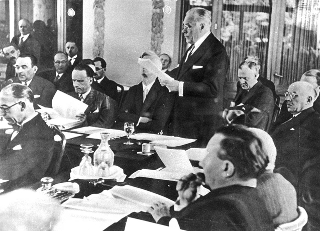 Delegates at the 1938 Évian Conference, Hotel Royal
